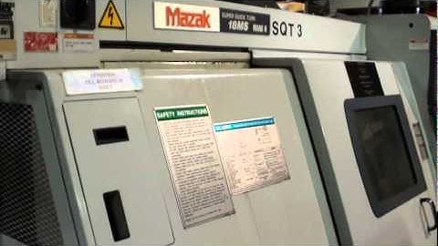 MAZAK SQT-18MS CNC LATHE, Overall View