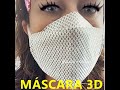Mascara 3D super fácil tecido duplo