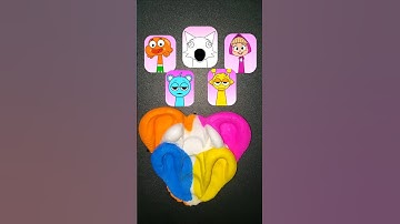 GUESS the Sprunki OC Mixed Colors #sprunkioc #pyramixed #mixingcolors #clay