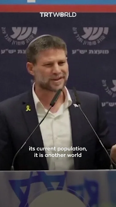 Israeli finance minister says is 'necessary to occupy Gaza'