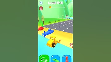 #shapeshifting #shortvideo game level 545 shaping shifting transform funny racing mobile android