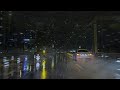 Driving on a rainy urban highway for sleep work study