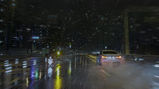 ☔️Driving on a Rainy Urban Highway😴 for #Sleep #Work #Study screenshot 4