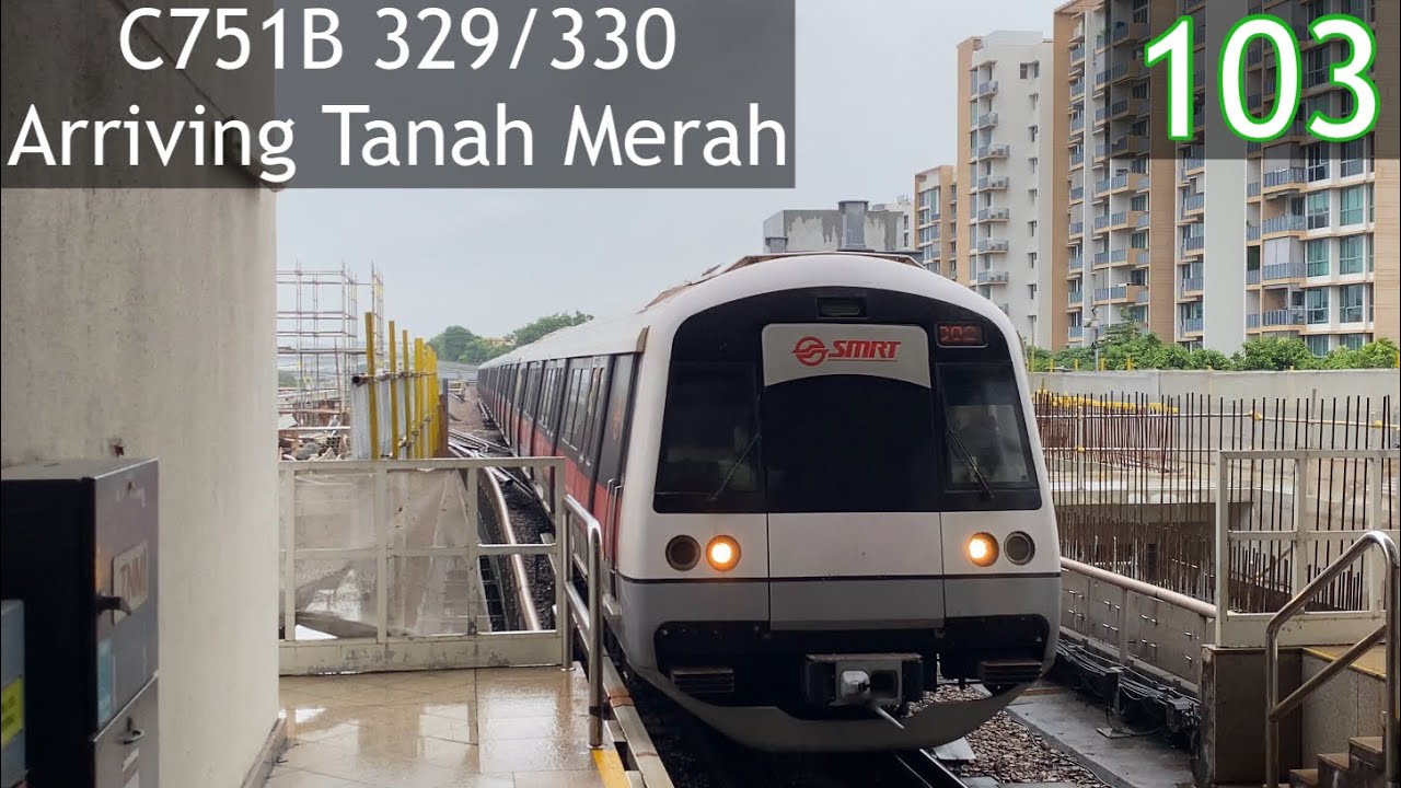 [SMRT] [Retired] Kawasaki Nippon Sharyo C751B [329/330] - Arriving ...