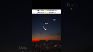 May 14, 2026: Thin Moon Meets Mars & Saturn Before Sunrise! 😱