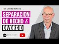 SEPARACIÓN DE HECHO anterior a DEMANDA de DIVORCIO ❗️Importante❗