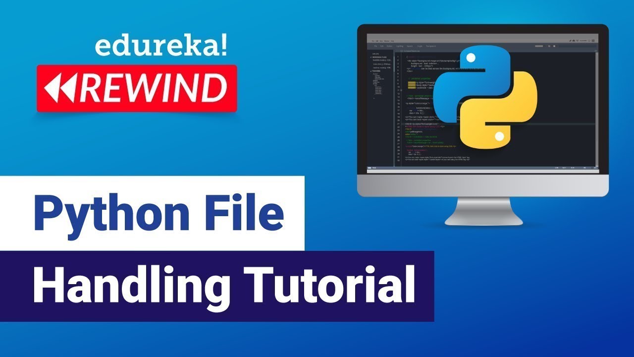 Python File Handling Tutorial | Learn File Operations | Python Training ...