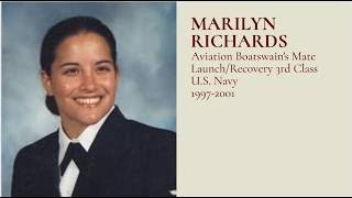#TributetoaVeteran ABE3 Marilyn Richards, U.S. Navy, 1997-2001