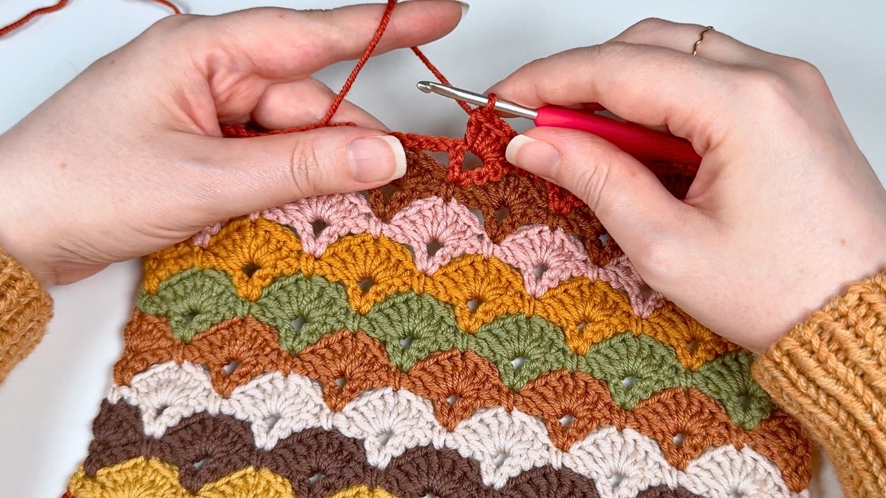 The most beautiful crochet stitch for blankets!