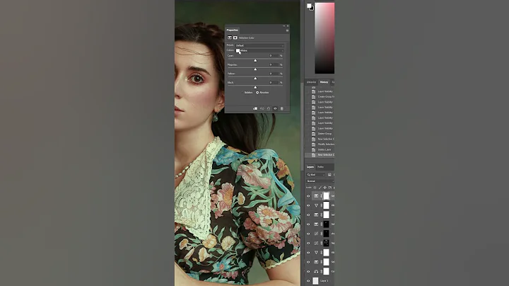 How to give Skin Pop in Photoshop #irenerudnyk #po...