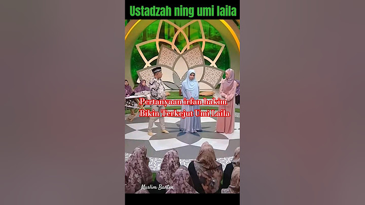 Jilbab Tapi Ketat《Pertanyaan Irfan Hakim》 Bikin Terkejut Ning Umi Laila