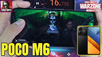 Xiaomi Poco M6 test game Call of Duty Warzone Mobile