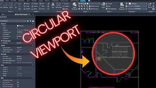 Circular Viewport - Autocad