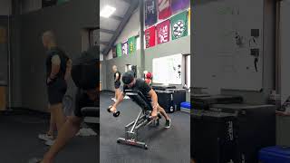 2Arm DB Chest Supported Reverse Fly (Thumbs Down)