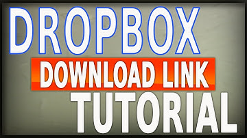 How To Create Download Links In DropBox