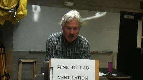 MINE 444 Ventilation Survey Segment 1 Introduction