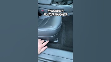 Tesla Model 3 | VIN number |77| #short #shorts #subscribe #tesla #teslamodel3 #love #automobile #lr
