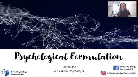 Introduction to Psychological Formulation