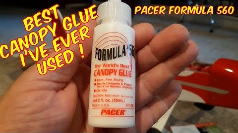 Best glue for radio control model airplane windows and canopy !