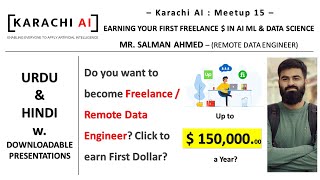 Karachi AI : Meetup 15 - REMOTE JOB / FREELANCE AS DATA ENGINEER - SALMAN AHMED (URDU/HINDI) TURING screenshot 2