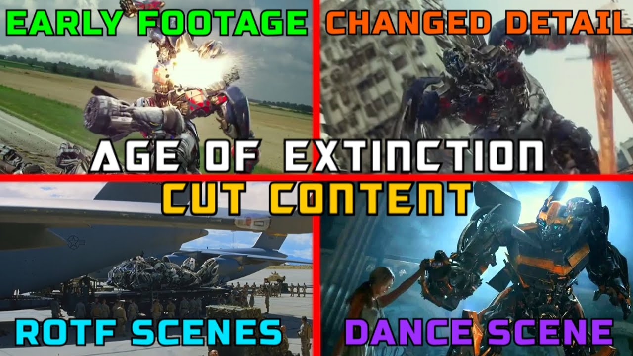 Transformers Age Of Extinction Cut Content/Deleted Scenes Explained Transformers 2021 YouTube