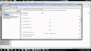 Maple 16 Tutorial: Derivative