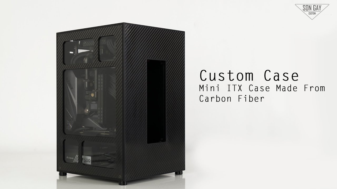 Custom Case - Mini ITX Case Made From Carbon Fiber
