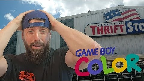 Crazy sealed Gameboy games at the Thrift Store!