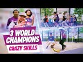 CRAZY SKILLS ! 3 World champion playing street football together