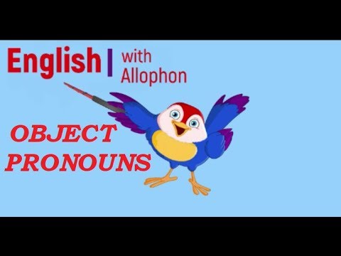 Объектные местоимения в английском (Object Pronouns)