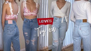 LEVI'S RIBCAGE TRY ON & REVIEW