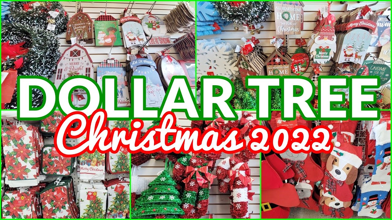 NEW! DOLLAR TREE CHRISTMAS 2022 SHOP WITH ME CHRISTMAS DECOR STOCKING STUFFERS YouTube