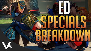 SFV - Ed Trailer Breakdown! Simplified Moves & Special Attacks For Street Fighter 5