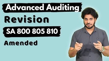 SA 800 SA 805 SA 810 | CA Final Audit Revision | CA Final Audit Marathon | May 2025 Exams