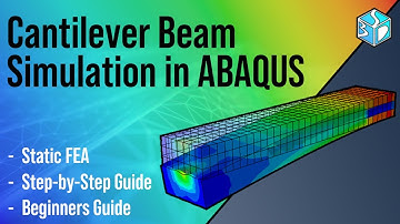 Abaqus Tutorial: Cantilever Beam Static Simulation | Step-by-Step FEA for Beginners