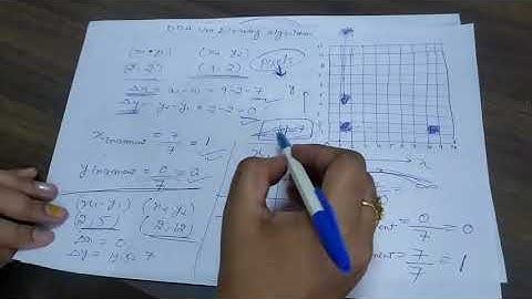 #topic #mechanical #Line drawing algorithm  DDA algorithm part 2