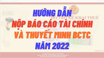 Cách nộp báo cáo tài chính và thuyết minh BCTC qua mạng năm 2023