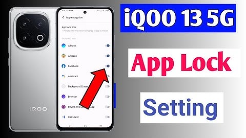IQOO 13 5G में App Lock Kaise Kare | how to app lock setting in iqoo 13 5g