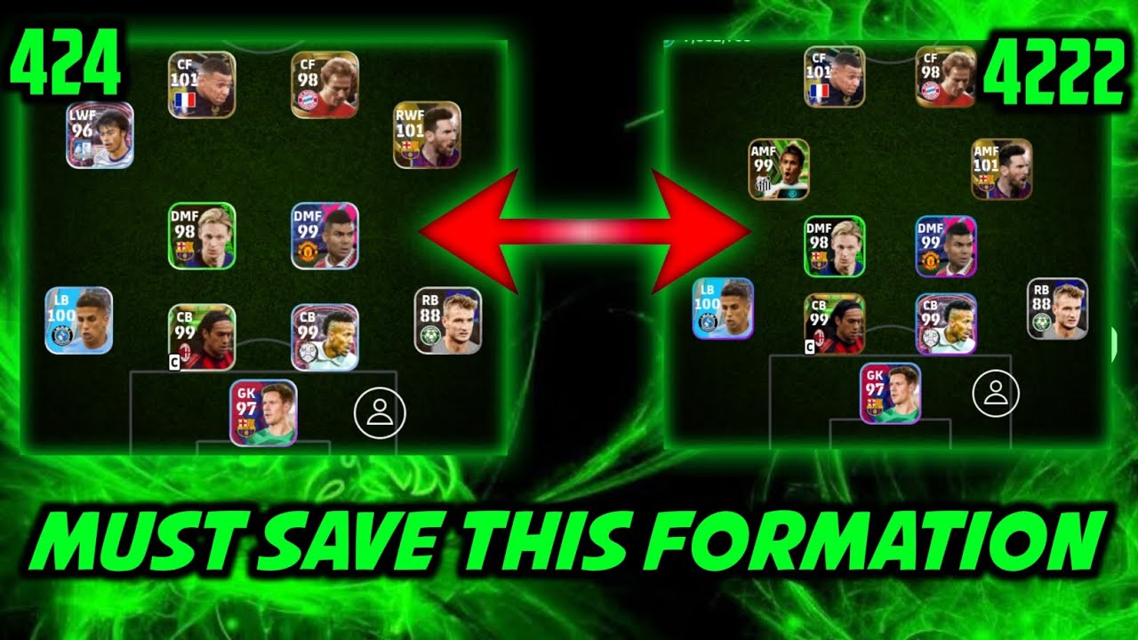 4222 Guide HOW TO GET 4222 FORMATION IN EFOOTBALL 2024 | 4222 FORMATION IN ...