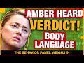 What Amber Heard REALLY Thought - Verdict Reaction Expert Body Language Analysis