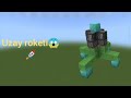 nasıl roket yapılır minecraft 🚀