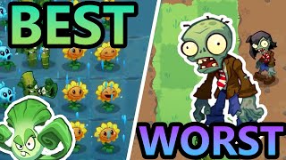 Ranking every level gimmick in PvZ3 from WORST to BEST.