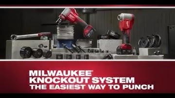 Milwaukee FORCELOGIC M18 Knockout Tool Kit  10-Ton 1/2in.4in. Model# 2676-23