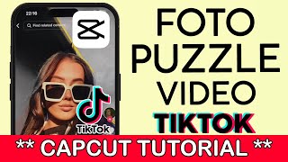 HOW TO CREATE FOTO PUZZLE TIKTOK VIDEO USING CAPCUT TEMPLATE | LIFT SUBJECT FROM BACKGROUND EFFECT screenshot 5