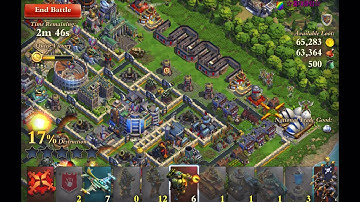 Dominations: AA 185 vs SA 256 1D 5 Star 0TT Commando Attack (Rocket Arsenal Strategy)