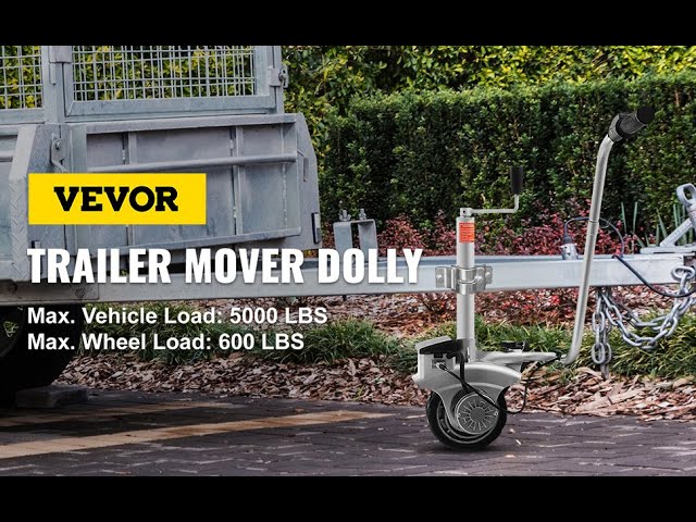 VEVOR Roue Jockey 12V 350W pour Remorque 2270Kg Électrique Motorisé  Manutention