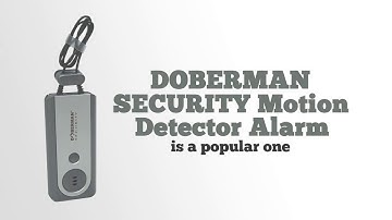 DOBERMAN SECURITY Motion Detector Alarm with Nightlight Function