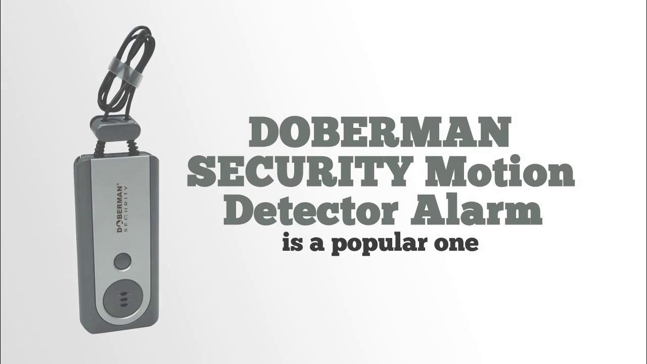 DOBERMAN SECURITY Motion Detector Alarm with Nightlight Function YouTube