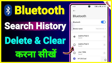 Bluetooth Search History Delete Kaise Kare !! How To Clear Bluetooth Devices Name List From Android