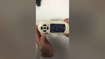 NR200 Portable Colorimeter Video